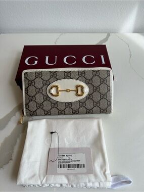 Gucci Horse bit 1955 zip around Wallet